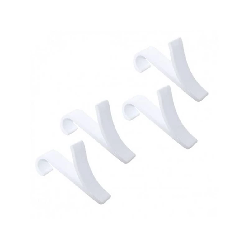 Primanova Curved Towel Hook 4 Pieces, Black Color - Primanova