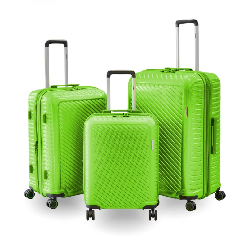 ARMN Centric Hard Luggage 3 Pieces ,Green Color - Armn