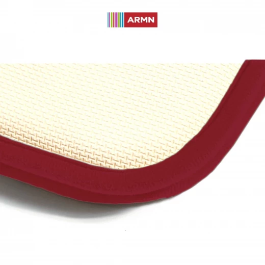 ARMN Clara Memory Foam Bath Rug, Burgundy Color, 50*80 Cm - Armn - Image 2
