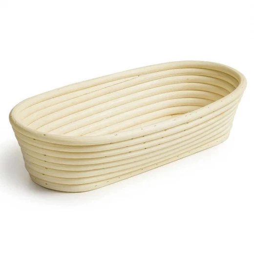Ibili Banneton Oval Bread Basket, Beige Color, 27x13cm Ibili Banneton Oval Bread Basket, Beige Color, 27x13cm