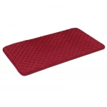 ARMN Clara Memory Foam Bath Rug, Burgundy Color, 50*80 Cm - Armn