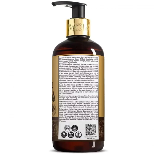 Wow Skin Science Argan Oil Conditioner, 300ml - Wow Skin Science - Image 2