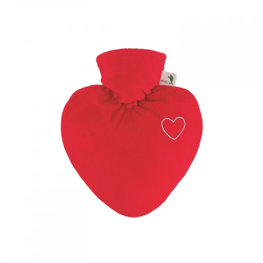 Hugo Frosch Hot Water Bottle - Red Heart Hugo Frosch Hot Water Bottle - Red Heart