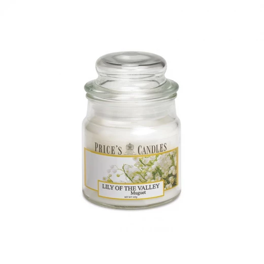 Price's Medium Scented Candle Jar With Lid, Lily Of The Valley Price's Medium Scented Candle Jar With Lid, Lily Of The Valley