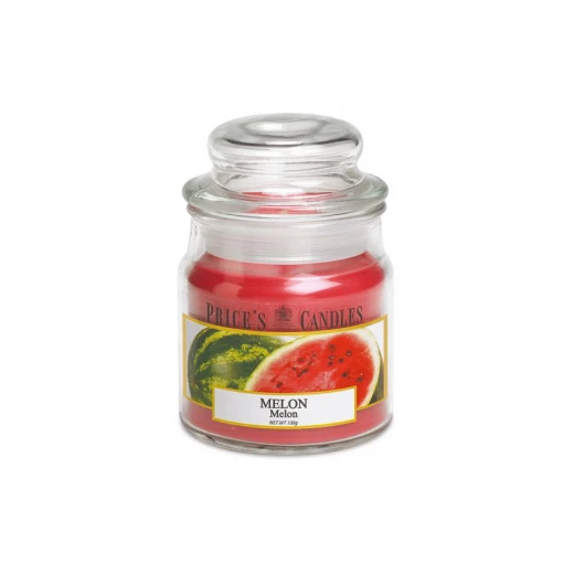 شمعة معطرة متوسطة بمرطبان وغطاء, البطيخ من برايسز شمعة معطرة متوسطة بمرطبان وغطاء, البطيخ من برايسز