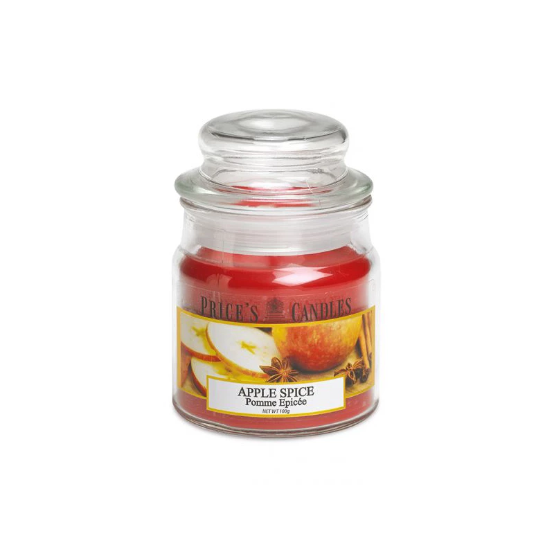 شمعة معطرة متوسطة بمرطبان وغطاء,  بهارات التفاح من برايسز - برايسز
