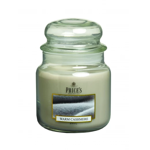 شمعة معطرة متوسطة بمرطبان وغطاء, الكشمير الدافئ من برايسز شمعة معطرة متوسطة بمرطبان وغطاء, الكشمير الدافئ من برايسز