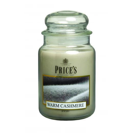 شمعة معطرة كبيرة بمرطبان وغطاء, الكشمير الدافئ من برايسز شمعة معطرة كبيرة بمرطبان وغطاء, الكشمير الدافئ من برايسز