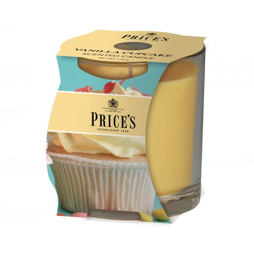 Price's Scented Candle Tin, Vanilla Cupcake Price's Scented Candle Tin, Vanilla Cupcake