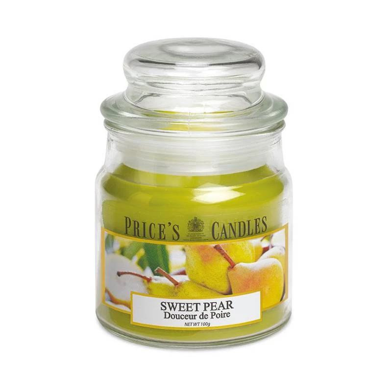شمعة معطرة متوسطة بمرطبان وغطاء, الاجاص من برايسز - برايسز