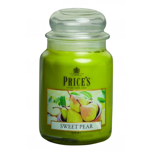 شمعة معطرة كبيرة بمرطبان وغطاء, الاجاص من برايسز شمعة معطرة كبيرة بمرطبان وغطاء, الاجاص من برايسز