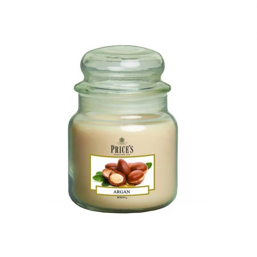 شمعة معطرة متوسطة بمرطبان, الارغان من برايسز شمعة معطرة متوسطة بمرطبان, الارغان من برايسز