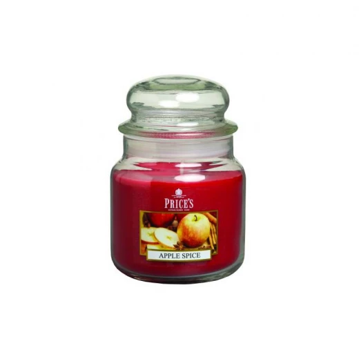 Price's Medium Scented Candle Jar With Lid , Apple Spice Price's Medium Scented Candle Jar With Lid , Apple Spice