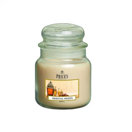 شمعة معطرة متوسطة بمرطبان وغطاء, ليالي شرقية من برايسز شمعة معطرة متوسطة بمرطبان وغطاء, ليالي شرقية من برايسز