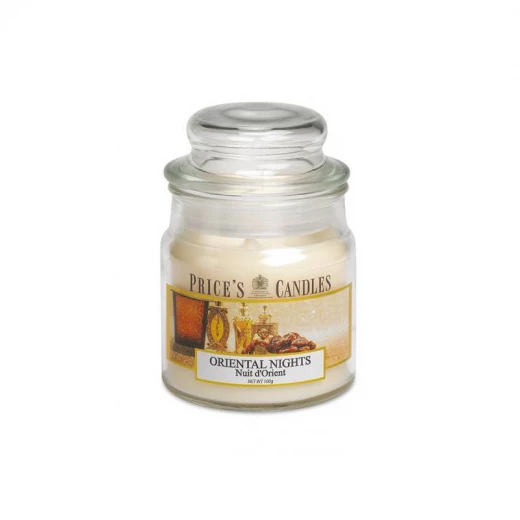 شمعة معطرة متوسطة بمرطبان وغطاء, ليالي شرقية من برايسز شمعة معطرة متوسطة بمرطبان وغطاء, ليالي شرقية من برايسز