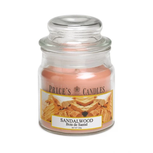 شمعة معطرة متوسطة بمرطبان وغطاء, خشب الصندل من برايسز شمعة معطرة متوسطة بمرطبان وغطاء, خشب الصندل من برايسز