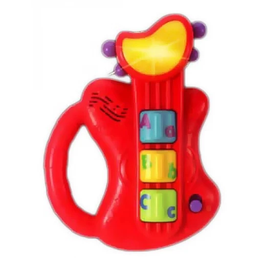 WinFun Baby Musician Guitar Toy Toddler Educational Musical Instrument with Light Up Features, ABC Learning - WinFun - Image 2