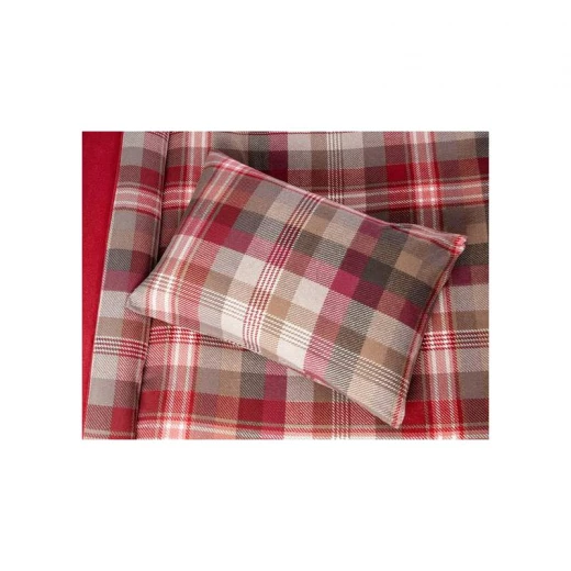 طقم غطاء لحاف مزدوج مدام كوكو جوستاف ، أحمر وبني من مدام كوكو - مدام كوكو - Image 4