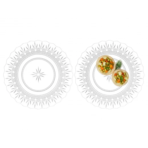 طقم أطباق تقديم مارجري - 28 سم, 6 قطع من مدام كوكو طقم أطباق تقديم مارجري - 28 سم, 6 قطع من مدام كوكو