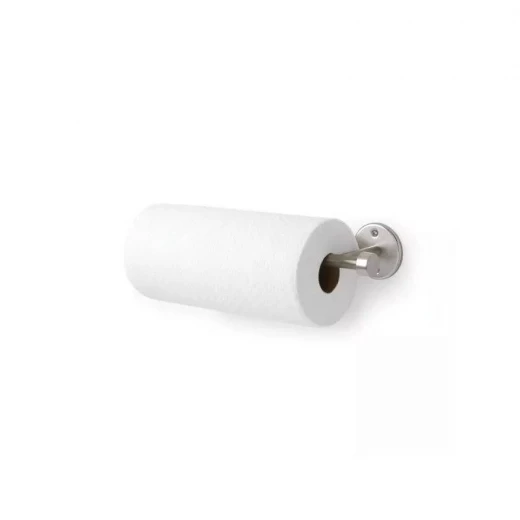 Umbra Wall Mount Paper Towel Holder Cappa, Metal Nickel 37.7cm*7 cm Umbra Wall Mount Paper Towel Holder Cappa, Metal Nickel 37.7cm*7 cm