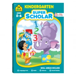 School Zone Kindergarten Super Scholar Workbook