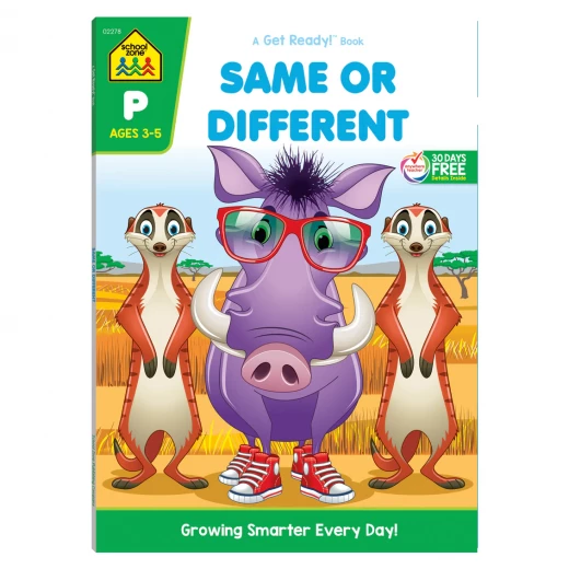 School Zone Same or Different Preschool Workbook School Zone Same or Different Preschool Workbook