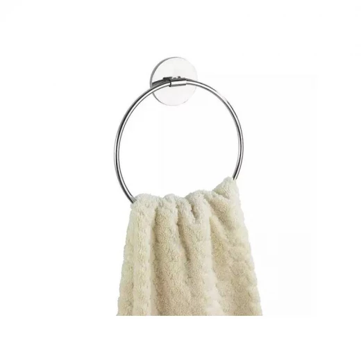 Wenko Towel Ring Turbo-loc, Stainless Steel - Silver Wenko Towel Ring Turbo-loc, Stainless Steel - Silver