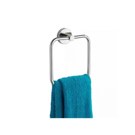 Wenko "Bosio" Towel Ring, Stainless Steel - Shiny Silver - Wenko - Image 2