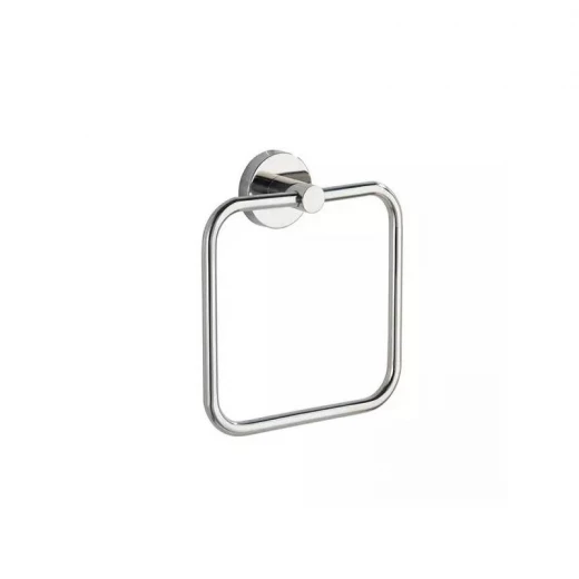Wenko "Bosio" Towel Ring, Stainless Steel - Shiny Silver
