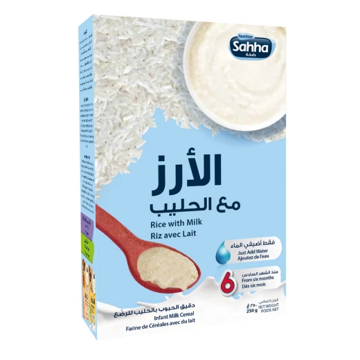 الأرز مع الحليب , 250 جرام من صحة الأرز مع الحليب , 250 جرام من صحة