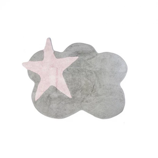 Aratextile Cotton Children's Rug, Mimosa Design, 120 x 160 Cm Aratextile Cotton Children's Rug, Mimosa Design, 120 x 160 Cm