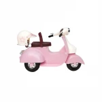 Our Generation Ride in Style Scooter, Pink and Ivory - Our Generation