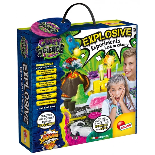 Lisciani Crazy Science Explosive Experiments Laboratory Lisciani Crazy Science Explosive Experiments Laboratory