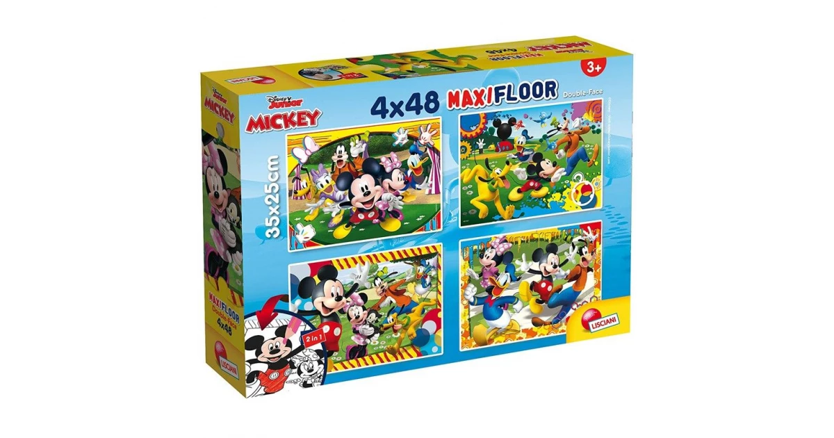Dumyah: Lisciani Disney Puzzle Maxifloor Micki MOuse, 4 X 48 | Amman ...