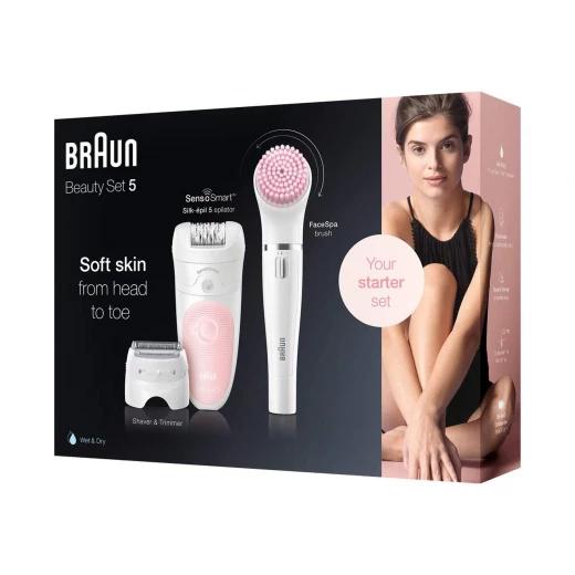 Braun Silk epil Beauty Set 5 5/875 BS Wet & Dry epilator with 3 extras incl Braun Silk epil Beauty Set 5 5/875 BS Wet & Dry epilator with 3 extras incl