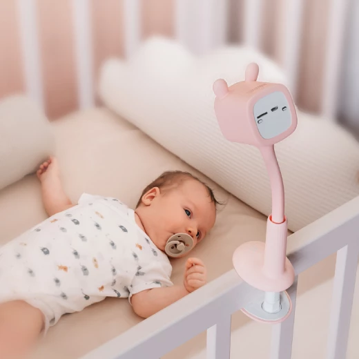 Ezviz BM1 Battery Powered Baby Monitor Rabbit Version, Pink Color - Ezviz - Image 3