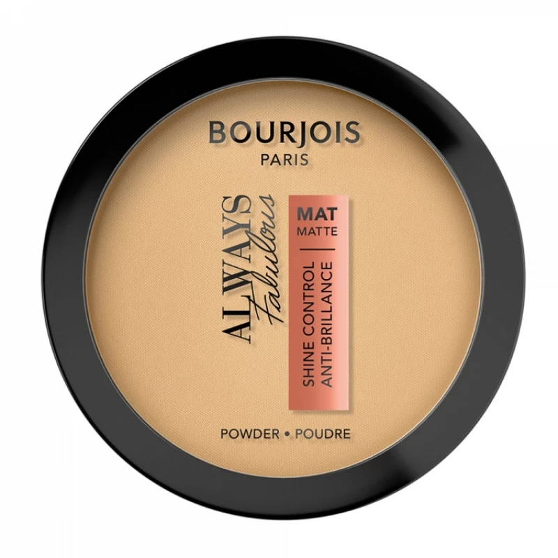 بودرة Bourjois Always Fabulous المضغوطة غير اللامعة 310 بيج للتحكم في الزيوت مكياج 10 جم للحصول على بشرة خالية من العيوب - بورجوا