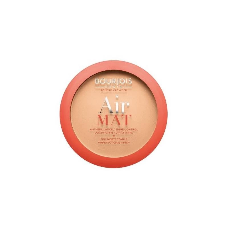 بودرة Bourjois Air Mat المضغوطة 04 لايت برونز لمسة نهائية غير لامعة تغطية تدوم طوال اليوم 10 جم - بورجوا