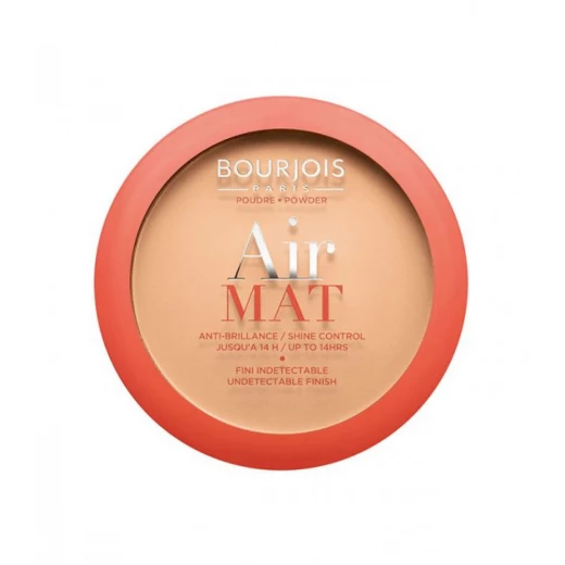 بودرة Bourjois Air Mat المضغوطة 05 كراميل مكياج وجه بلمسة نهائية غير لامعة لبشرة خالية من العيوب بودرة Bourjois Air Mat المضغوطة 05 كراميل مكياج وجه بلمسة نهائية غير لامعة لبشرة خالية من العيوب