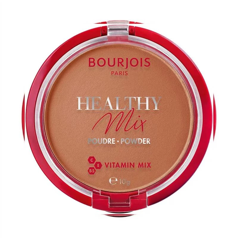 Bourjois Healthy Mix Anti Fatigue Powder 07 Golden Caramel Radiant Finish Face Makeup for All Skin Types - Bourjois