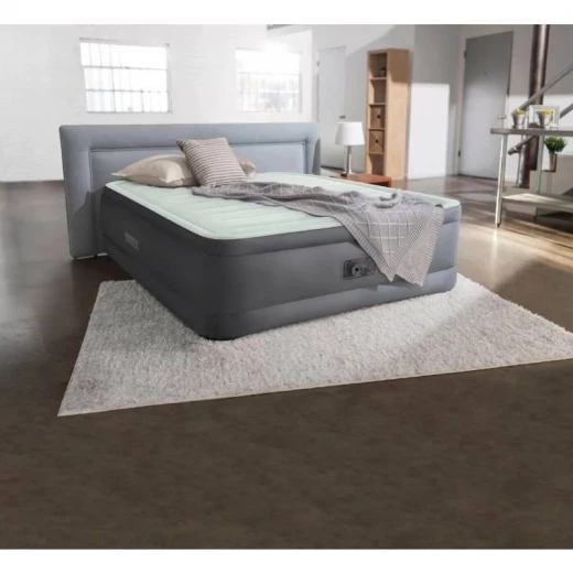 Intex Full Premaire Elevated Airbed With Fiber-tech - Intex - Image 2