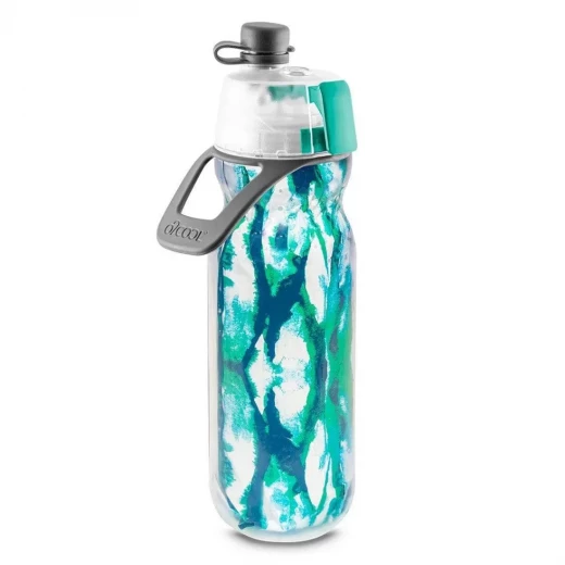 O2Cool Mist N Sip Insulated Water Bottle, Turquoise Color O2Cool Mist N Sip Insulated Water Bottle, Turquoise Color