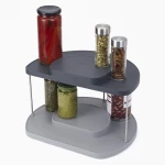 Joseph Joseph CupboardStore 2-tier Rotating Organiser - Grey - Joseph Joseph