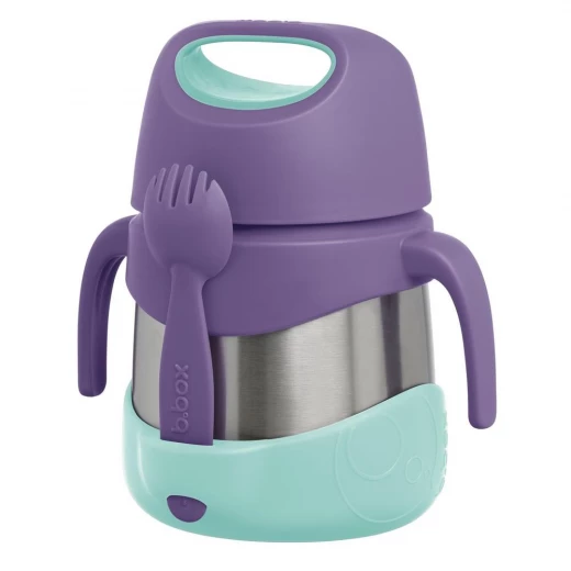 B.Box Insulated Food Jar, Lilac Pop B.Box Insulated Food Jar, Lilac Pop