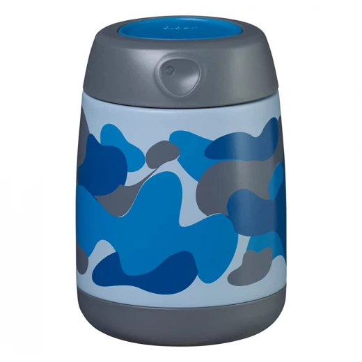 B.Box Insulated Food Jar Mini , Blue Camo B.Box Insulated Food Jar Mini , Blue Camo