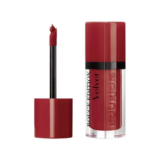 أحمر شفاه بورجوا روج إديشن فيلفيت مات سائل يدوم طويلاً 24 دارك شيري لون مكثف أحمر شفاه بورجوا روج إديشن فيلفيت مات سائل يدوم طويلاً 24 دارك شيري لون مكثف