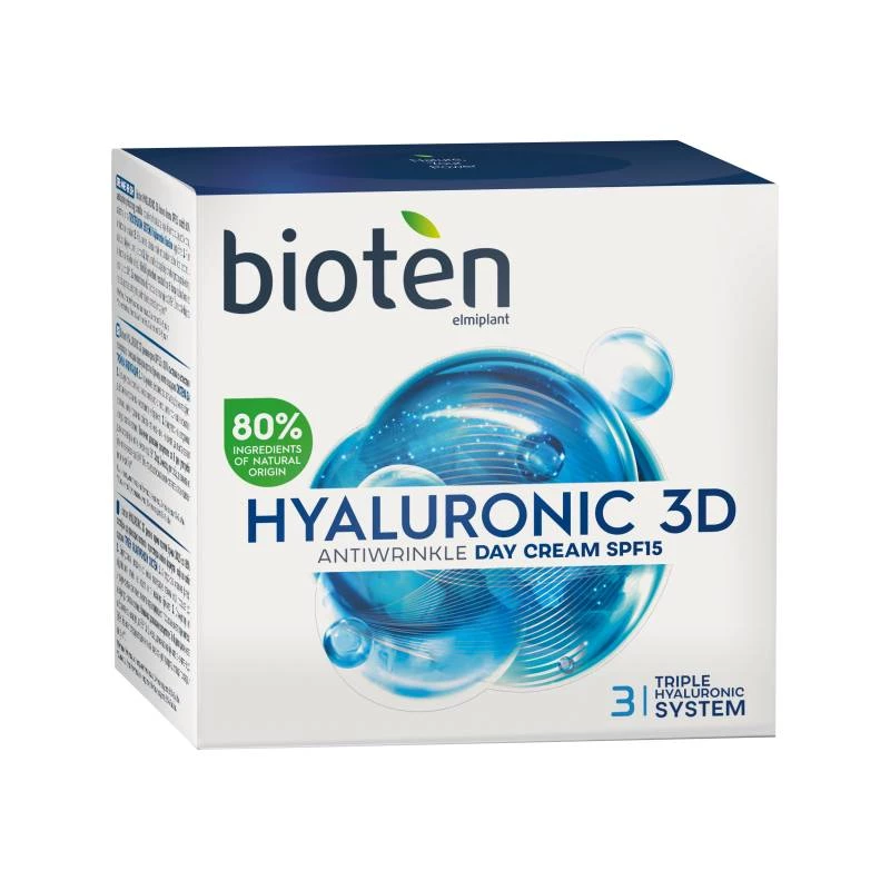 Bioten Hyaluronic 3D, SPF15, Day Cream 50ml - Bioten