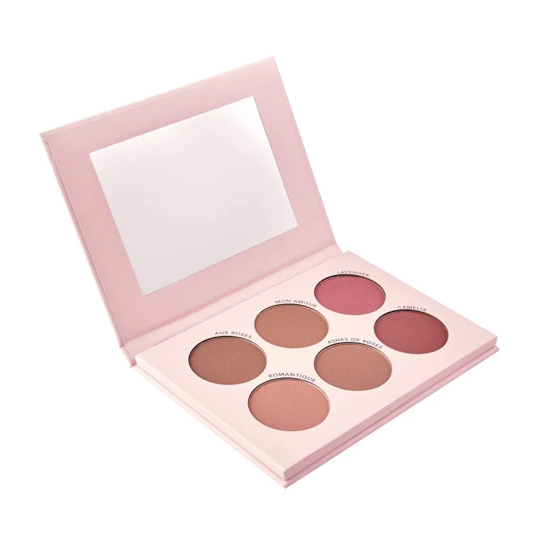 Bourjois Noha Blush Palette Six Shade Collection for All Skin Tones Radiant Makeup Kit - Bourjois