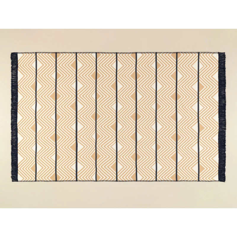 طقم غطاء لحاف مقاس مفرد من لاجو - قماش معاد تدويره (160 * 220 + 160 * 240 + 50 * 70) سم من مدام كوكو - مدام كوكو