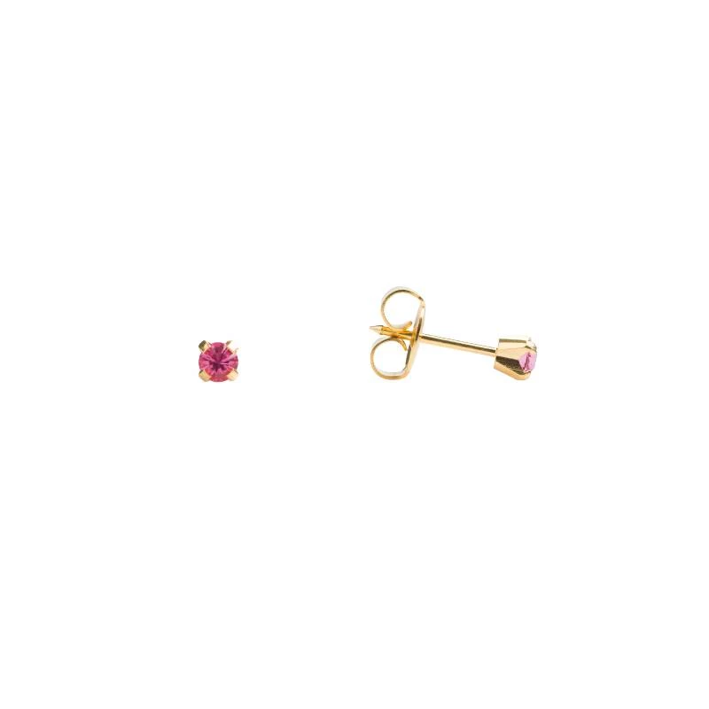 Studex Gold Plated Heartlite Oct Rose, 3 Mm For Kids - Studex